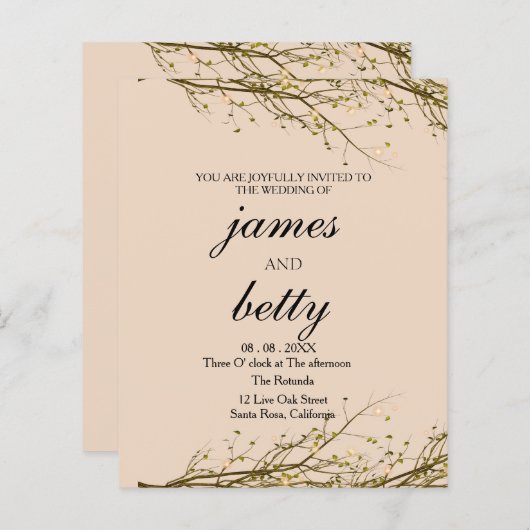 Voor de Uitnodiging van het Manuscript van de Bron (Voorkant / Achterkant)