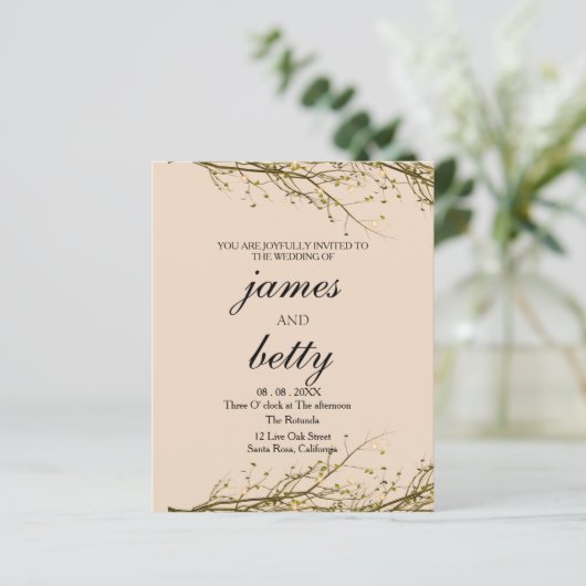 Voor de Uitnodiging van het Manuscript van de Bron (Staand voorkant)