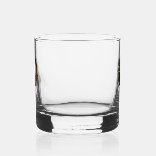 Voor de vader die alles oplost." whisky glas (Links)