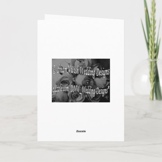 Voor de vader van de bruid kaart (Achterkant)