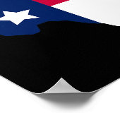 Voor de verkiezing van Trump 2020 Texas vlag Trump Poster (Hoek)