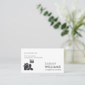 Voor de verkoop van onroerend goed visitekaartje (Staand voorkant)