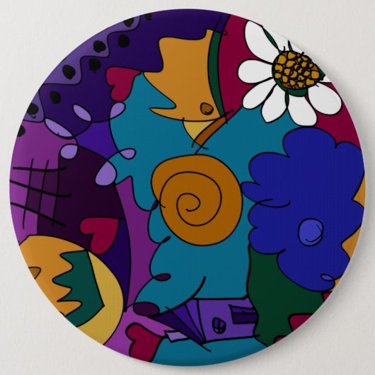 Voor de Viering Ronde Button 6,0 Cm (Voorkant)