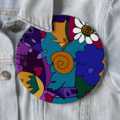 Voor de Viering Ronde Button 6,0 Cm (In situ)