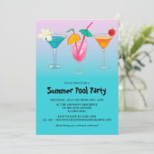 Voor de Volwassenenzomerblauwe Pool Kaart (Staand voorkant)