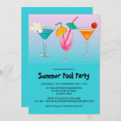 Voor de Volwassenenzomerblauwe Pool Kaart (Voorkant / Achterkant)