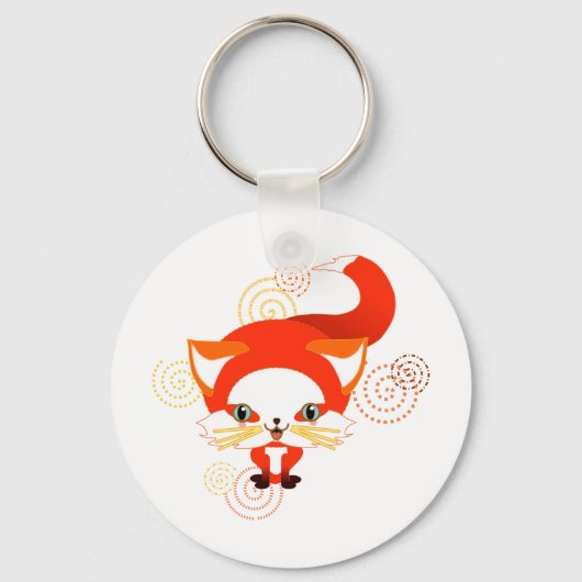 Voor de vos sleutelhanger (Voorkant)
