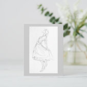 Voor de vreugde briefkaart (Staand voorkant)