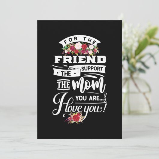 Voor de vrienden die ik liefheb kaart (Staand voorkant)