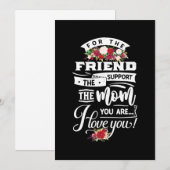 Voor de vrienden die ik liefheb kaart (Voorkant / Achterkant)