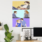 Vóór de Waterverf voor Sunrise Trilogy Poster (Thuiskantoor)