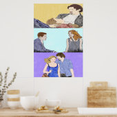 Vóór de Waterverf voor Sunrise Trilogy Poster (Keuken)