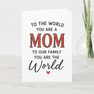 Voor de wereld ben je een moeder, maar voor je fam kaart