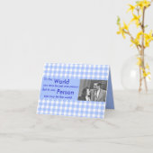 Voor de wereld mag je één persoon zijn kaart (Gele Bloem)