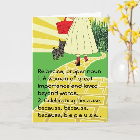 Voor de wijziging van de naam van HER Card/Persona Kaart (Gele Bloem)