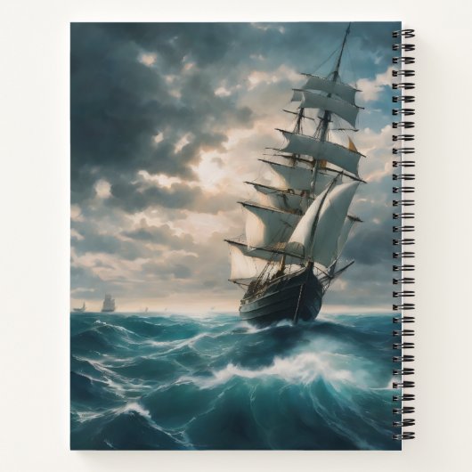 Voor de wind notitieboek (Achterkant)