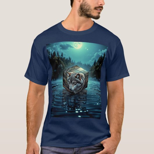 Voor de wolvenliefhebber t-shirt (Voorkant)