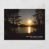 Voor de zonsondergang briefkaart (Voorkant)