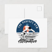 Voor de zwemmer - het perfecte gym alternatief briefkaart (Voorkant / Achterkant)