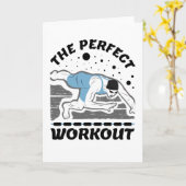 Voor de zwemmer - het perfecte werkuitdraai kaart (Gele Bloem)