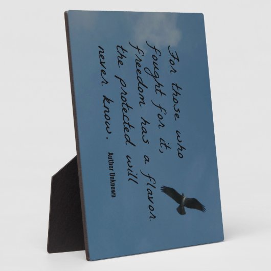 Voor degenen die ervoor hebben gestreden, heeft vr fotoplaat (Zijkant)