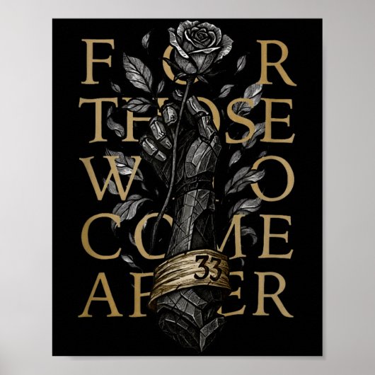 Voor degenen die hierna komen  poster (Voorkant)