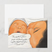 Voor deze jongen die ik~Just Born Newborn Briefkaa Briefkaart (Voorkant / Achterkant)