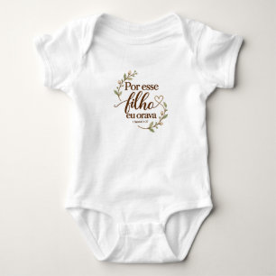 Voor deze zoon bad ik Christelijk babybody – Romper