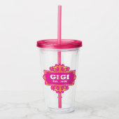 Voor die speciale "GiGi 2019" Acryl Drinkbeker (Voorkant)