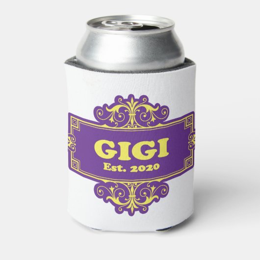 Voor die speciale "GiGi 2020" Blikjeskoeler (Blikje Achterkant)