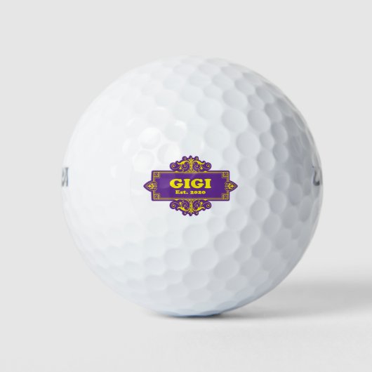 Voor die speciale "GiGi 2020" Golfballen (Voorkant)