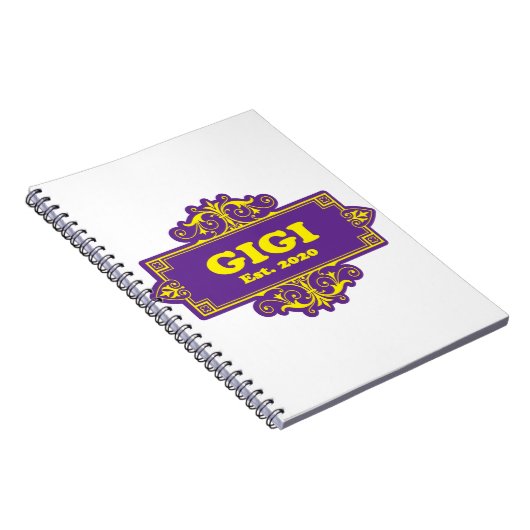 Voor die speciale "GiGi 2020" Notitieboek (Rechterzijde)