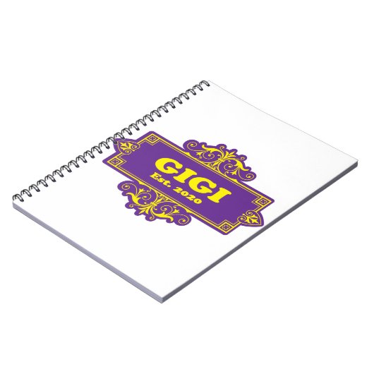 Voor die speciale "GiGi 2020" Notitieboek (Linkerzijde)