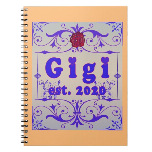 Voor die speciale "GiGi 2020" Notitieboek (Voorkant)