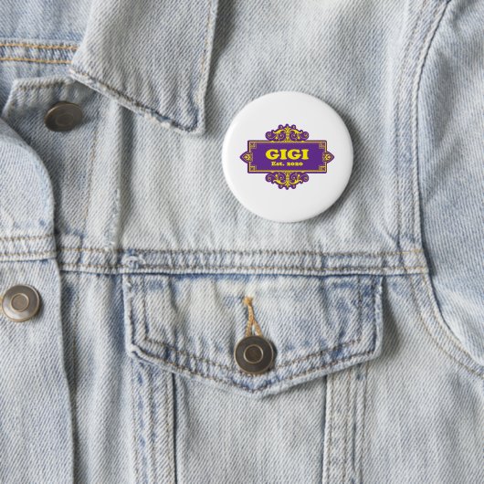 Voor die speciale "GiGi 2020" Ronde Button 5,7 Cm (In situ)