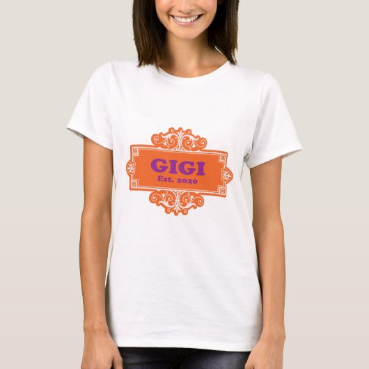 Voor die speciale "GiGi 2020" T-shirt (Voorkant)