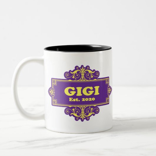 Voor die speciale "GiGi 2020" Tweekleurige Koffiemok (Links)