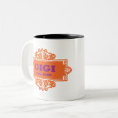 Voor die speciale "GiGi 2020" Tweekleurige Koffiemok (Voorkant links)