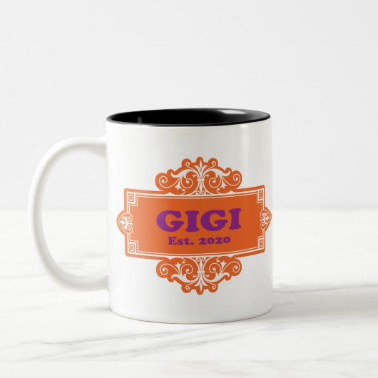 Voor die speciale "GiGi 2020" Tweekleurige Koffiemok (Links)