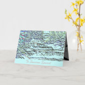 Voor die speciale iemand Waterval Groet Kaart (Gele Bloem)