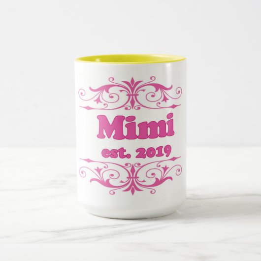 Voor die speciale "Mimi 2019" Mok (Midden)