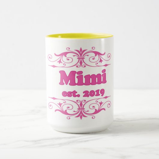 Voor die speciale "Mimi 2019" Mok (Midden)
