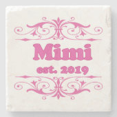 Voor die speciale "Mimi 2019" Stenen Onderzetter (Voorkant)