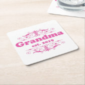 Voor die speciale "oma 2019" kartonnen onderzetters (Schuin)