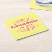 Voor die speciale "oma 2019" kartonnen onderzetters (Schuin)