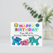 Voor dierenartsen - SRF Briefkaart (Staand voorkant)