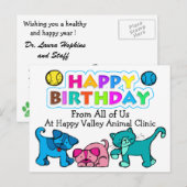 Voor dierenartsen - SRF Briefkaart (Voorkant / Achterkant)