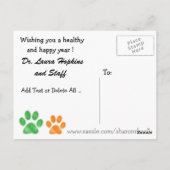 Voor dierenartsen - SRF Briefkaart (Achterkant)