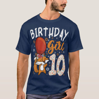 Voor Dierenvrienden 10e verjaardag meisje dag 10 j T-shirt