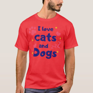 Voor dierenvrienden vriend t-shirt